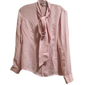 Jack Mulqueen Soft Pink Long Sleeve Blouse - Size 6